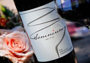 Danica Patrick’s 2014 Napa Valley Cabernet Sauvignon, Somnium (photo courtesy of Danica Racing, Inc.)