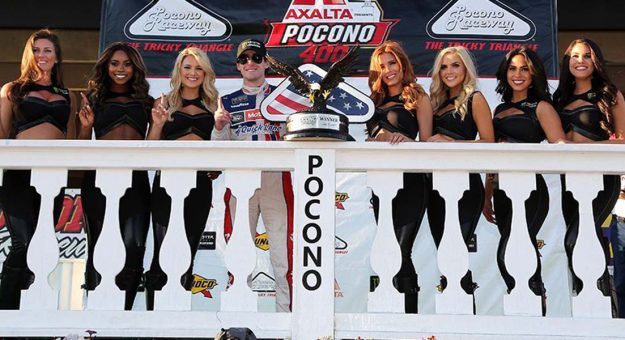 Visit Ryan Blaney ganó la Pocono 400, 1ra. victoria de la Monster Energy page