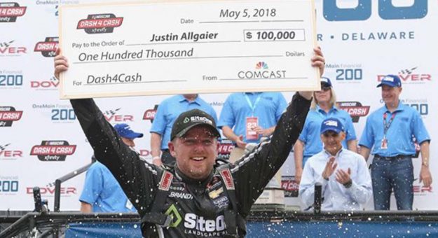 Visit Justin Allgaier superó a Elliott Sadler para ganar en Dover page