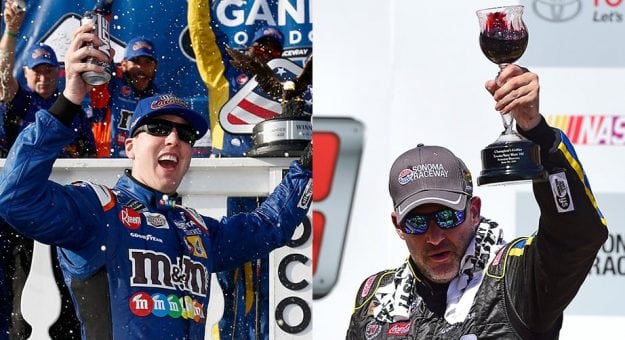 Visit Tony Stewart felicitó a Kyle Busch por empatarlo en la lista de ganadores históricos page