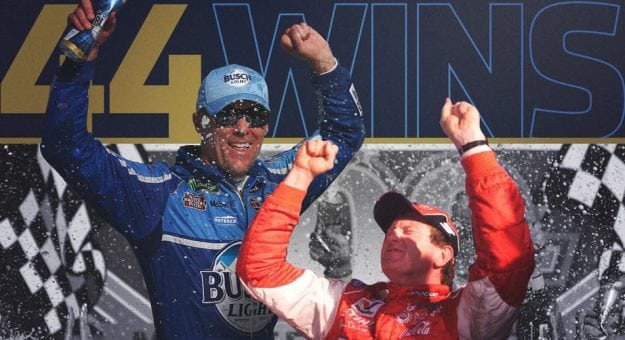 Visit Comparación Kevin Harvick vs. Bill Elliott a las 44 victorias page
