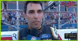 Almirola’s first words after climbing out: ‘That is so awesome! At Talladega!’