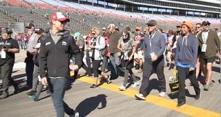 Ryan Reed hosts Fan Lap Powered by Lilly Diabetes at Texas Motor Speedway
