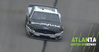 Almirola earns Busch pole, Stenhouse Jr. nabs second at Atlanta