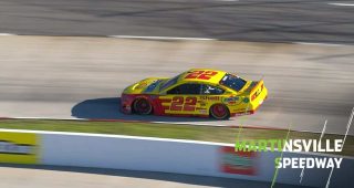 Logano’s Busch Pole-winning lap at Martinsville