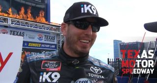 Busch celebrates Texas Xfinity Series win: ‘I was worried about the restart’