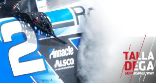 Tyler Reddick’s Talladega burnout with damaged No. 2 car