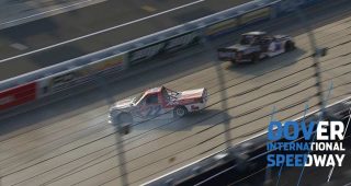 Austin Wayne Self spins, Todd Gilliland gets damage