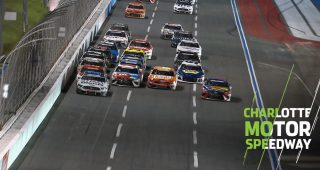 Truex goes four-wide to take lead for last time