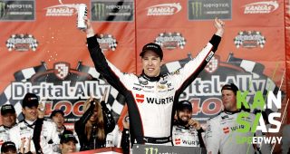 Recap: Keselowski wins a thriller at Kansas Speedway