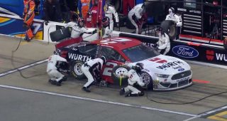 No. 2 crew find Victory Lane at Kansas
