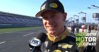 Daniel Hemric wins pole for Monster Energy Open