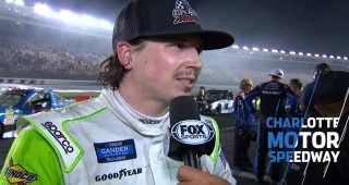 Poole finishes second with broken sway bar at Charlotte