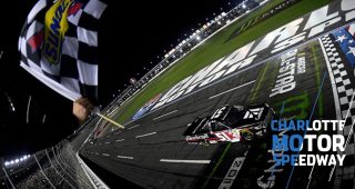 Busch holds off Poole for Charlotte Gander Trucks win