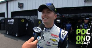 Byron on Pocono pole award: ‘It’s a place that feels like home for me’