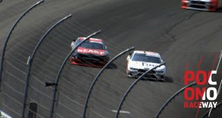 Custer passes Reddick on last lap for exciting Pocono victory