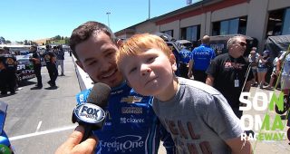 Larson: ‘Cool to get a third pole in a row’ at Sonoma