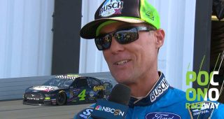 Harvick after Pocono qualifying: ‘Turned it into a gnarly situation’