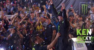Kurt Busch celebrates Kentucky win, gets call from Ganassi