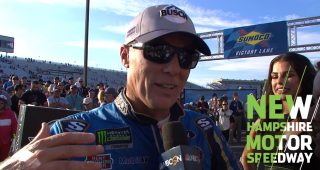 Harvick overjoyed to be back in Victory Lane