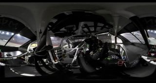 Kurt Busch 360-degree in-car view at Bristol