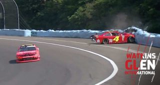Allgaier, Chastain tangle ends in payback