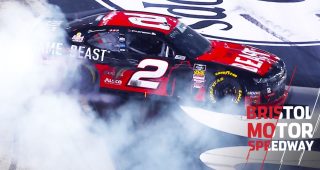 Reddick rallies from rear, burns it down at Bristol