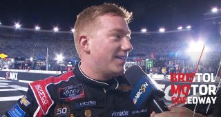 Reddick speechless, overjoyed after Bristol victory