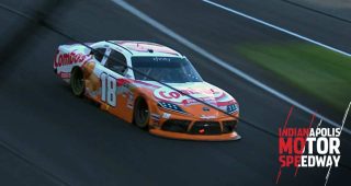 Busch holds off Allgaier to win at Indy
