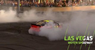 21-year-old Byron hits Vegas strip, rocks Burnout BLVD.