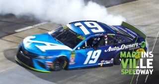 Martin Truex Jr. burns it down under the Martinsville lights