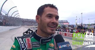 Larson on Dover playoff win: Everyone will be stressing at Talladega except for me
