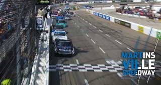 Gilliland holds off Chastain in overtime for Martinsville win
