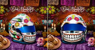 Daniel Suárez celebrará el Día de Muertos en Texas con este casco