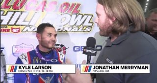 Larson: ‘Awesome to finally get (Chili Bowl) done, it’s pretty unreal’