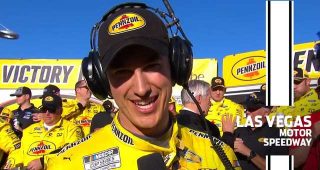 Logano after defending win at Las Vegas: ‘I needed clean air’