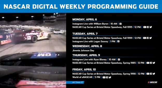 Visit Guía de actividades digitales NASCAR para la semana del 6 de abril page