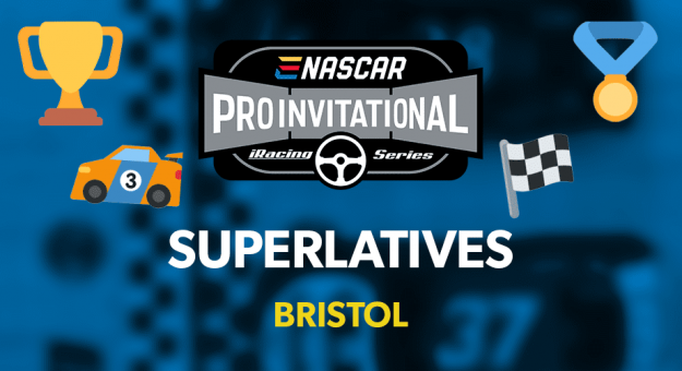 Visit Lo Mejor de la carrera virtual en el Bristol Motor Speedway page