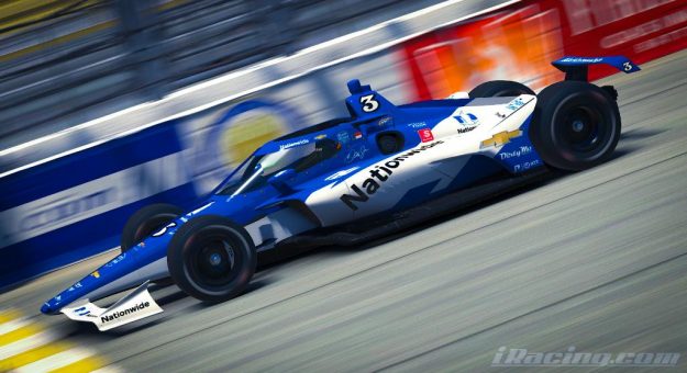 Visit Dale Earnhardt Jr. terminó 3ro. en la carrera virtual de la IndyCar en Michigan page