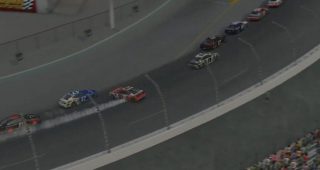 Jeremy Allen spins Garrett Lowe at Richmond Raceway