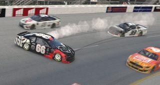 Jarl Teien goes for a ride at Richmond Raceway