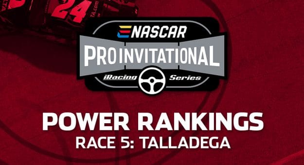 Visit Power Rankings eNASCAR ProInvitational iRacing Series para Talladega page