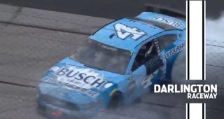 Twice is nice: Double burnouts for Kevin Harvick after Darlington win