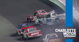 Stewart Friesen, Jesse Iwuji trigger wreck at Charlotte