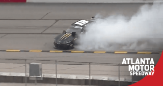 Herbst spins, makes contact with wall in Xfinity Series race at Atlanta