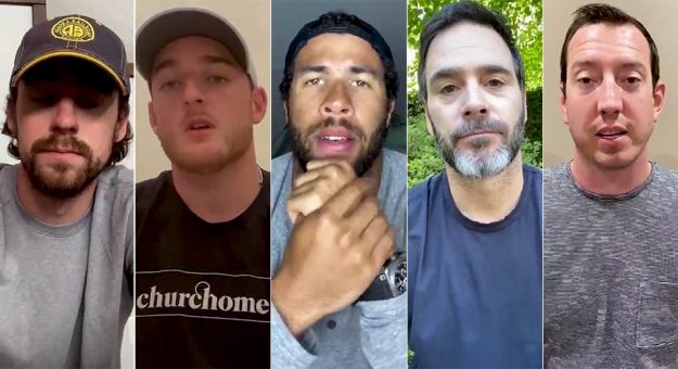 Visit ‘I will listen and learn’: Pilotos de la NASCAR unidos en mensaje de cambio social page