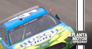 Harvick salutes Dale Earnhardt after Atlanta win