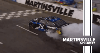 Martinsville light show fit for a Truex