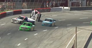 Bowlin wins wild All-Star Race after last-lap crash