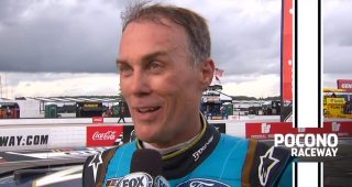 Harvick happy to ‘finally check Pocono off the list’